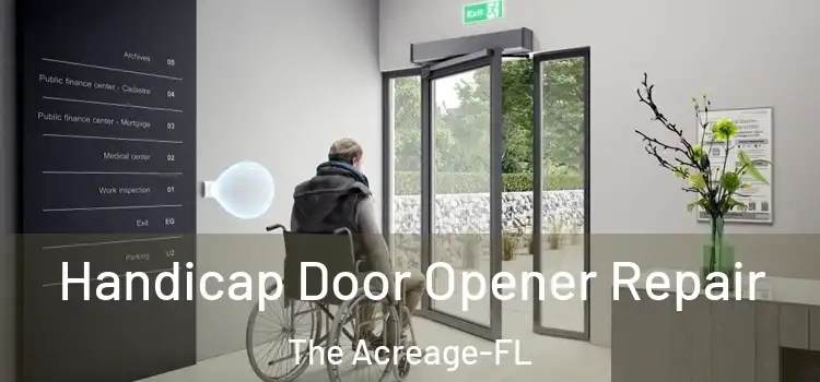  Handicap Door Opener Repair The Acreage-FL
