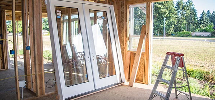 french door installation The Acreage