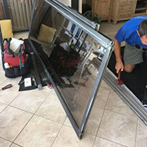 sliding glass door frame repair The Acreage