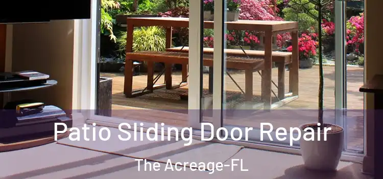  Patio Sliding Door Repair The Acreage-FL